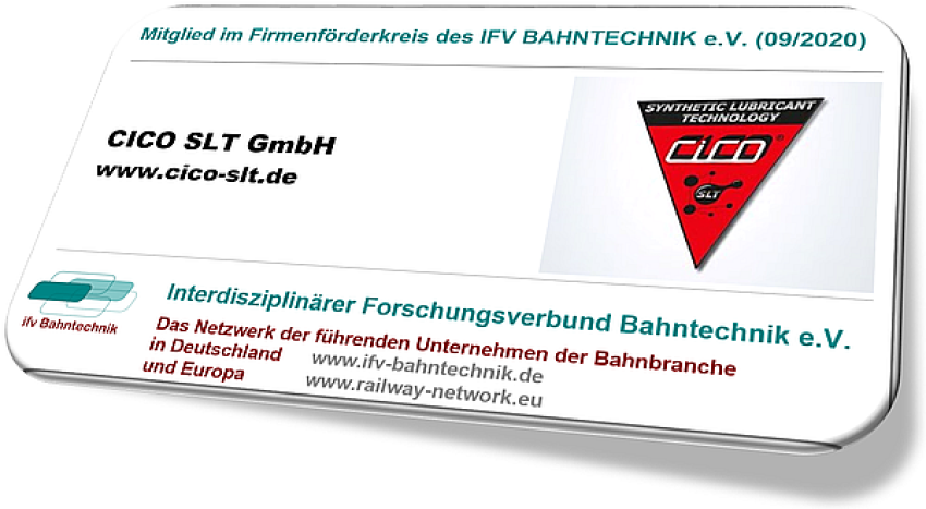 CICO SLT GmbH wird Mitglied im Firmenförderkreis des IFV BAHNTECHNIK e.V.
