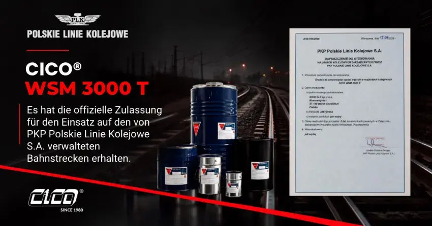 CICO® WSM 3000 T mit Zulassung von PKP PLK