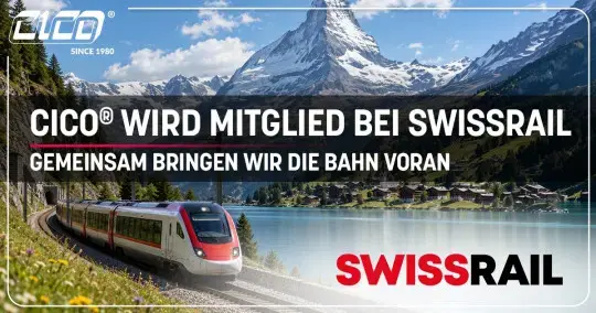 CICO® wird Mitglied bei Swissrail